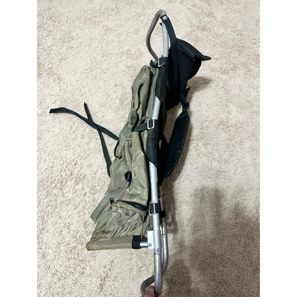 Hi Adventure External Frame Hiking Backpack Olive Green Vntge Trekking-Rucksack - Picture 7 of 7